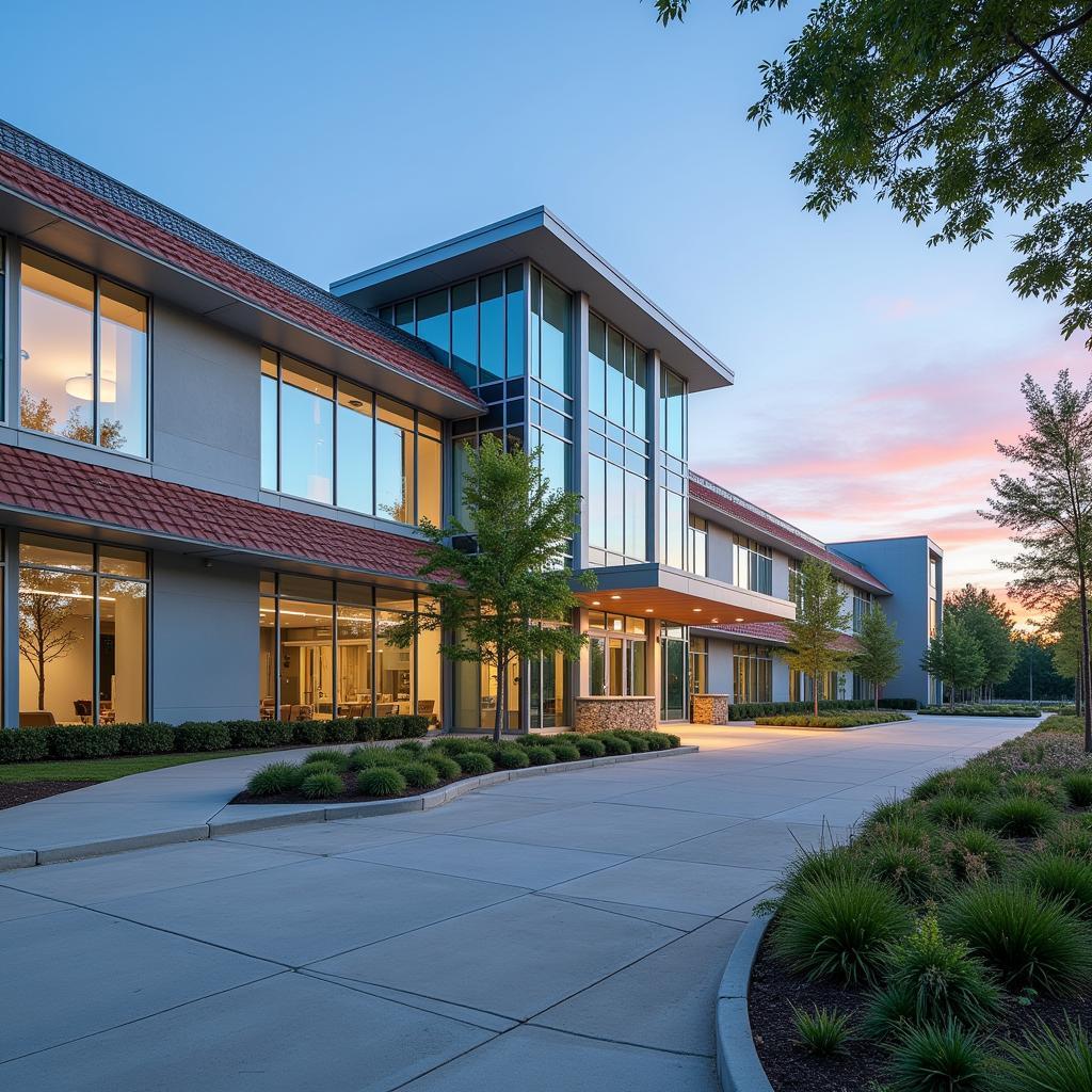 Modern Building of the Oklahoma Cancer Specialists and Research Institute