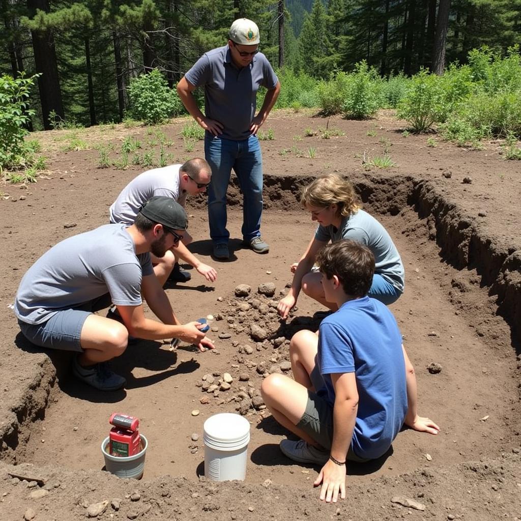 Archaeological Dig in Olympic National Park Unveiling Ancient Artifacts