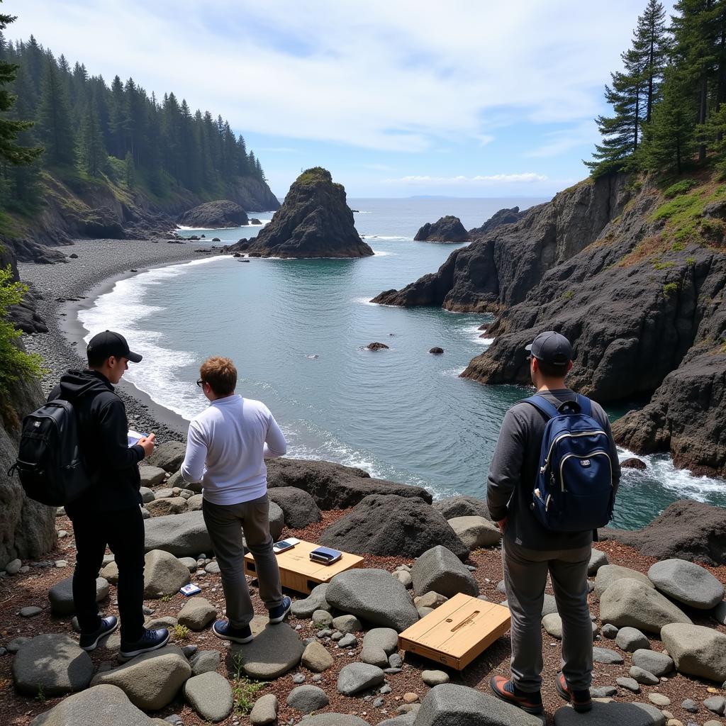 Coastal Geology Study in Olympic National Park: Examining Rock Formations and Erosion Patterns