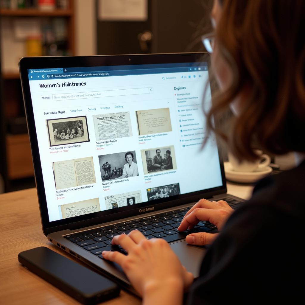 Exploring Online Archives for Women's History Research