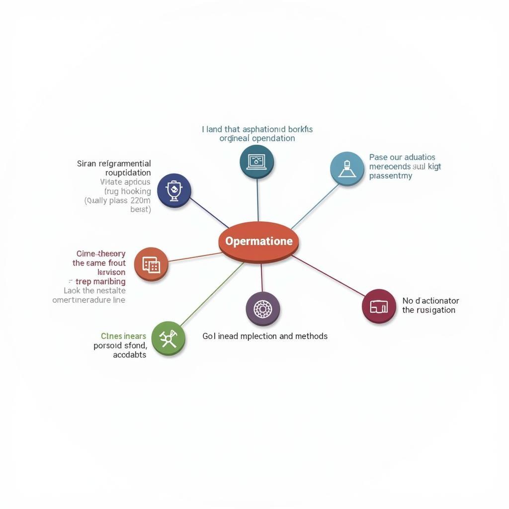 Diagram illustrating different operations research methods