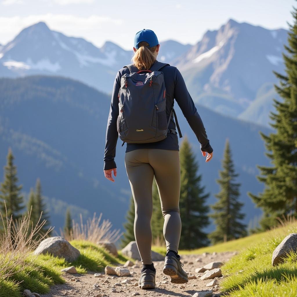 Outdoor Research ActiveIce Sun Sleeves used while hiking