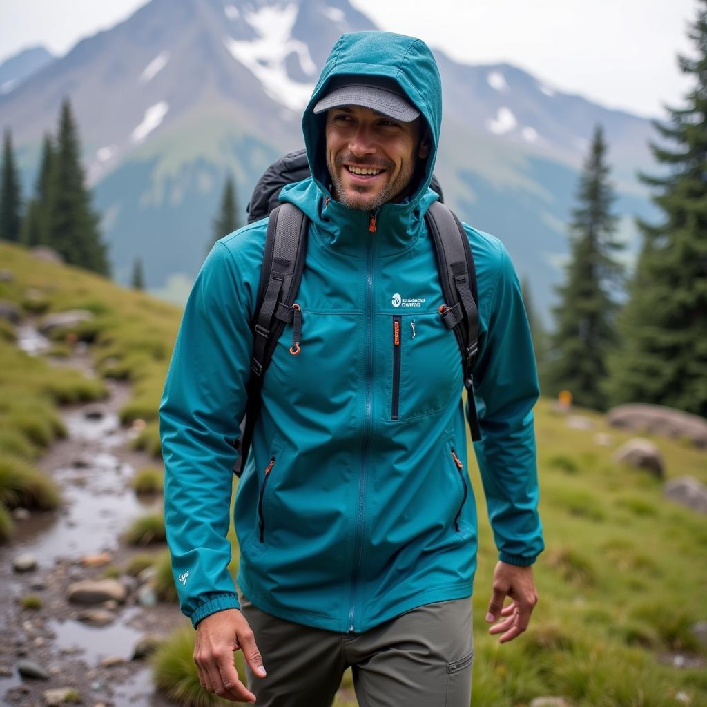 Outdoor Research Aspire II Gore-Tex Jacket in Action