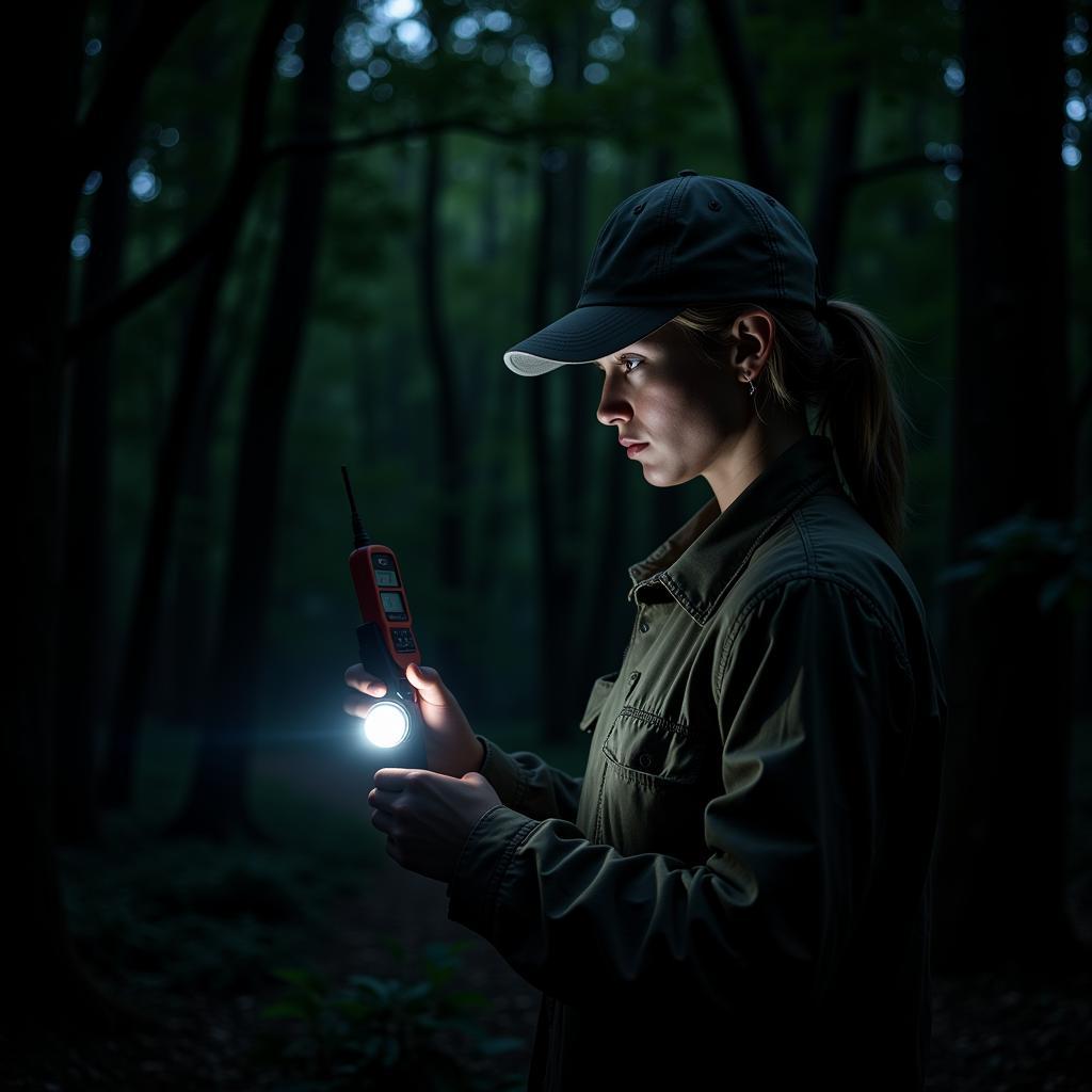 Outdoor Research Cap in a Paranormal Investigation