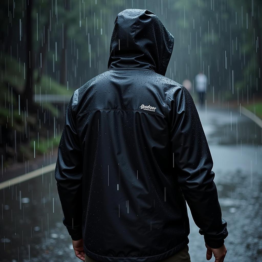 Outdoor Research Gore-Tex Jacket in Heavy Rain