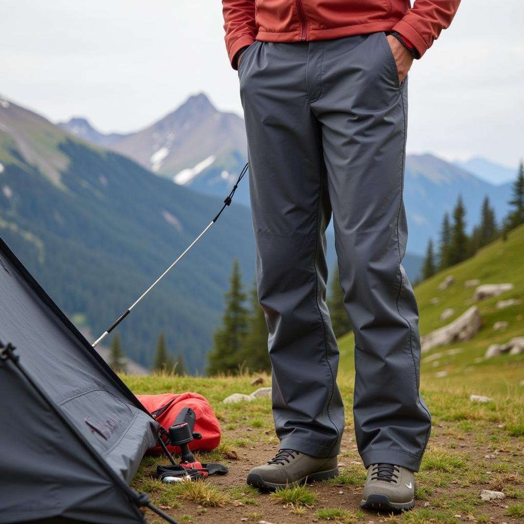 Outdoor Research Helium Rain Pants for Backpacking