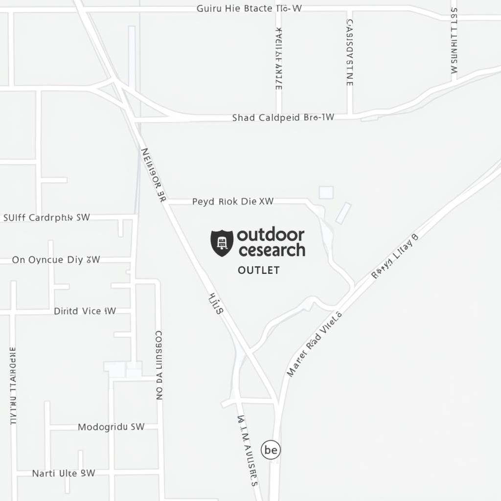 Outdoor Research Outlet Seattle Map