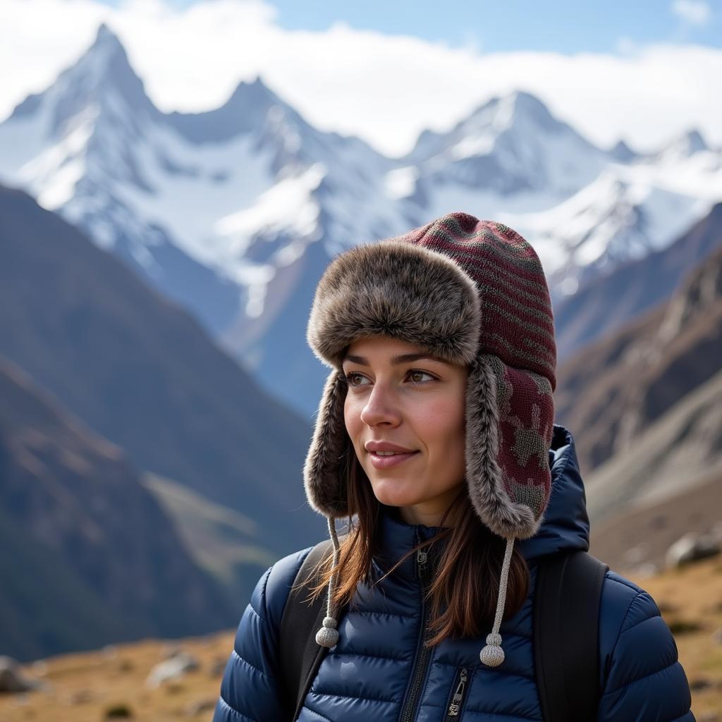 Outdoor Research Peruvian Hat in the Andes Mountains