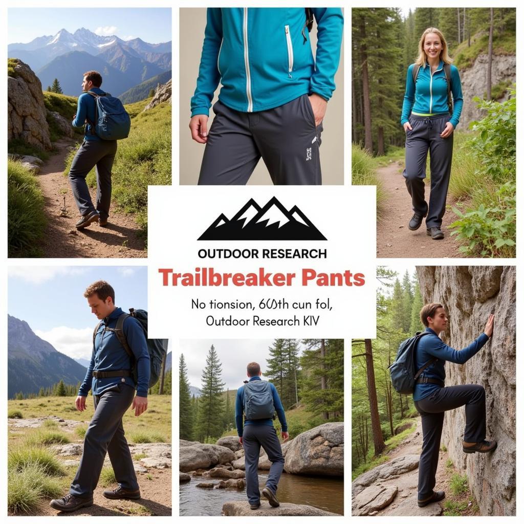 Outdoor Research Trailbreaker Pants in Action - Hiking and Climbing