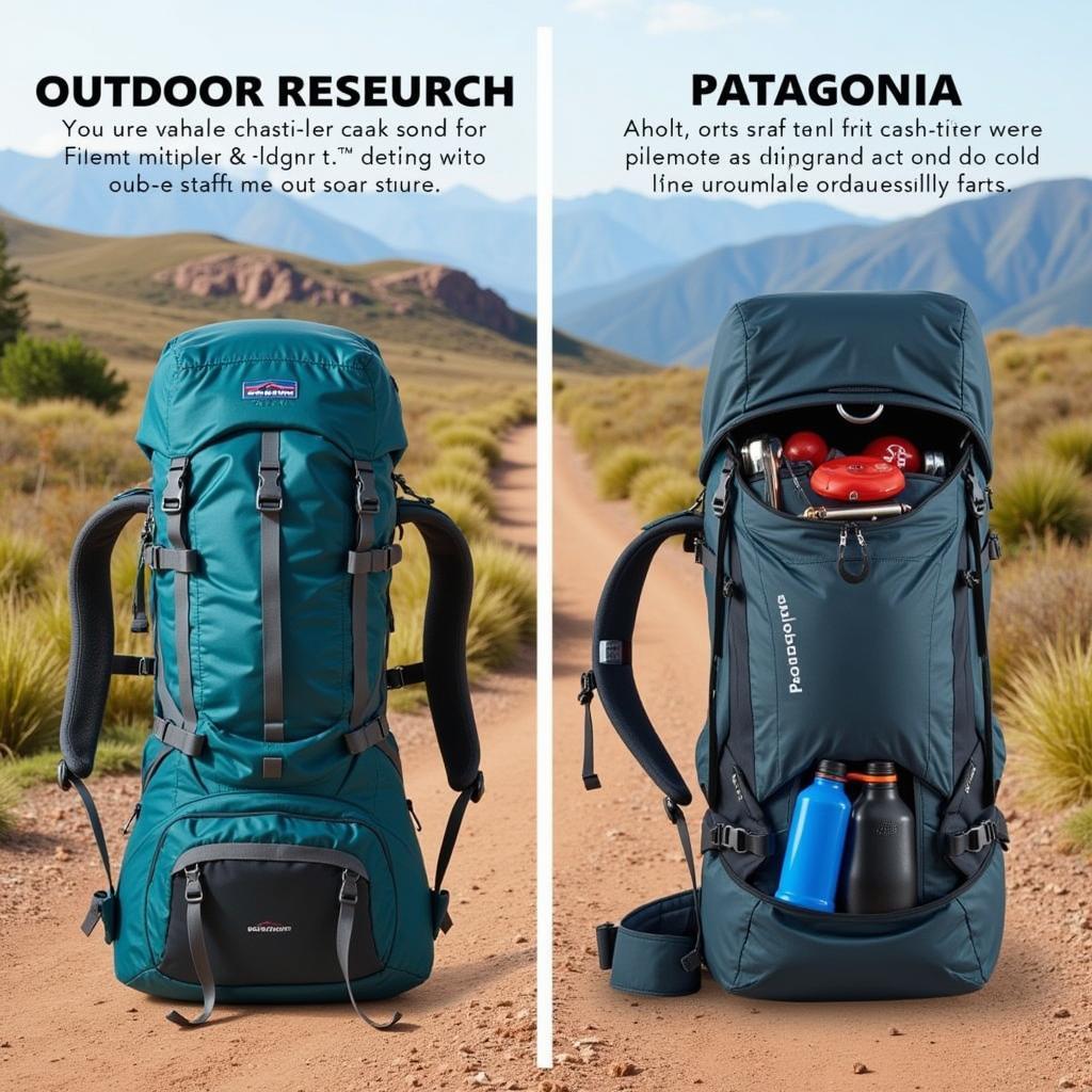 Comparing Backpacks from Outdoor Research and Patagonia