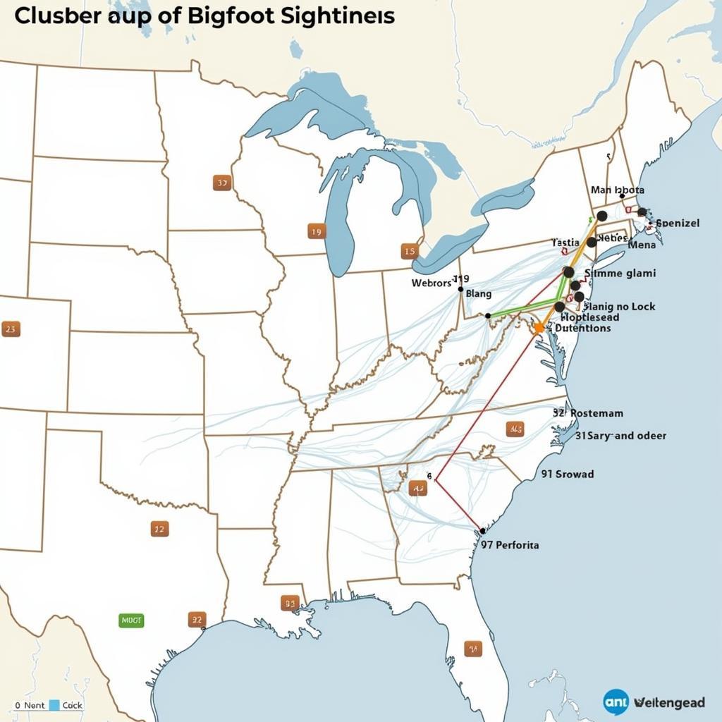 Paranormal Database Research: Mapping Bigfoot Sightings