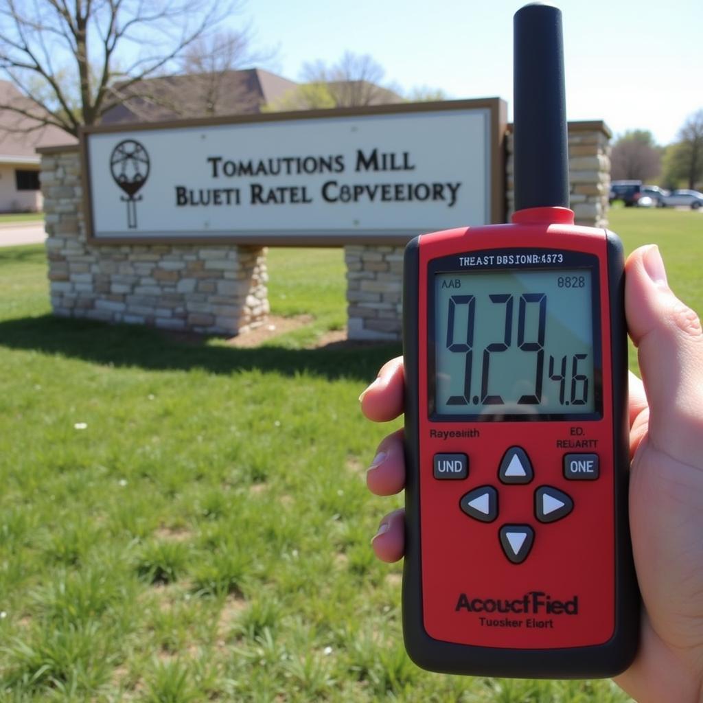 EMF Meter Reading at 8728 Research Blvd