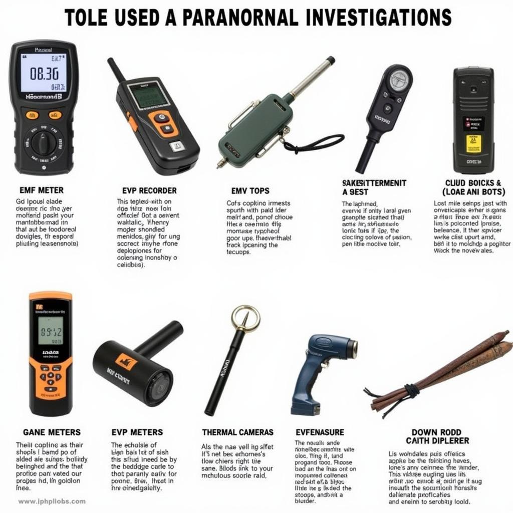 Tools Used in Paranormal Investigations