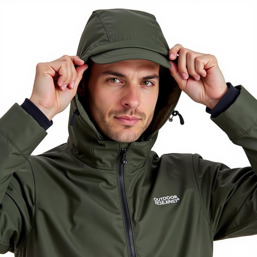 Paranormal Investigator in Outdoor Research Foray II Jacket