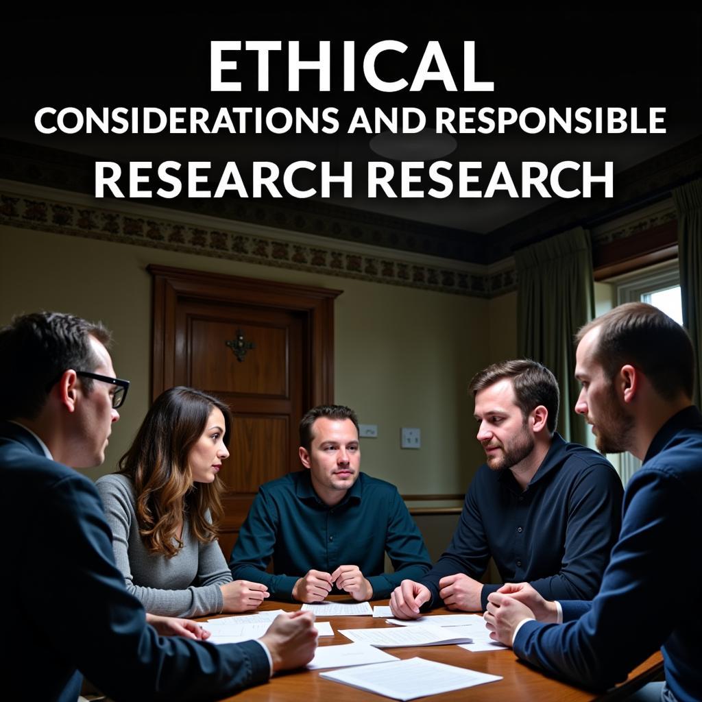 Ethical Considerations Meeting in Paranormal Research