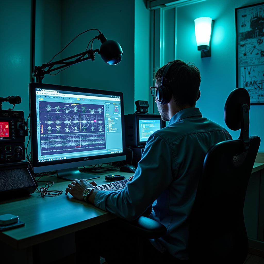 Paranormal Research Lab Setup