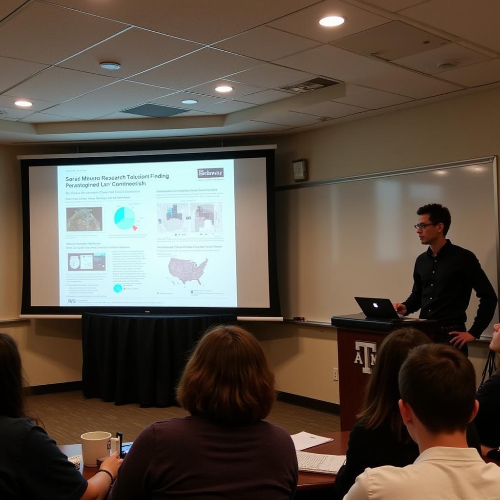 Paranormal Research Presentation at Student Research Week TAMU