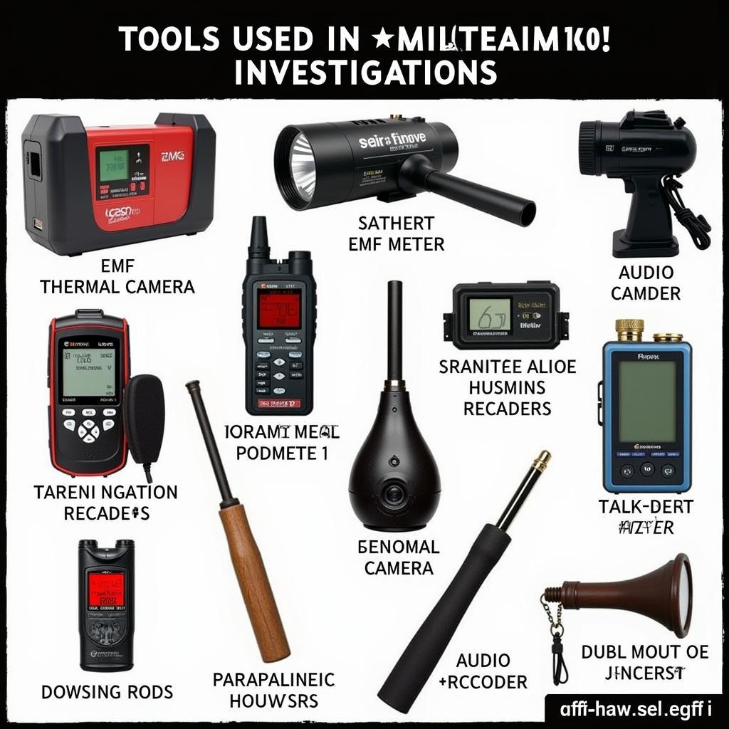 Paranormal research equipment