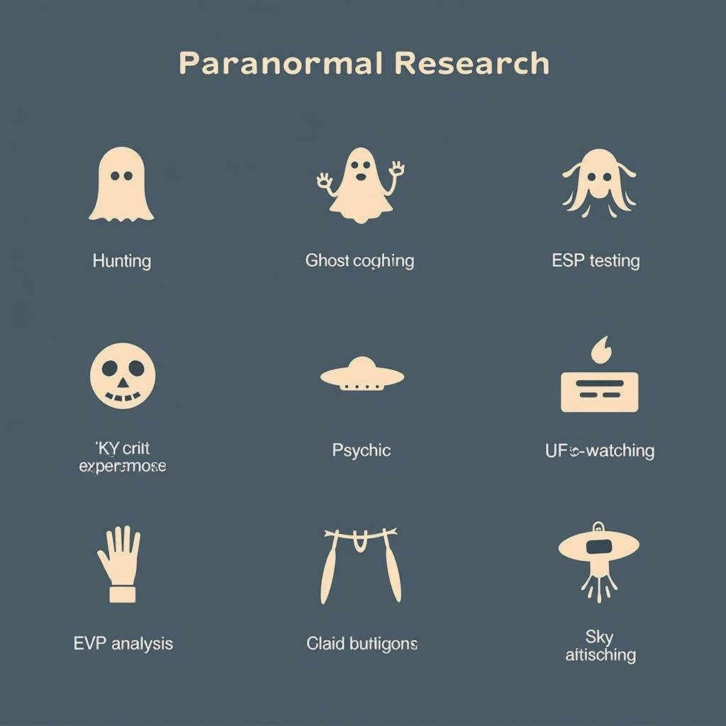 Types of Paranormal Research Investigations