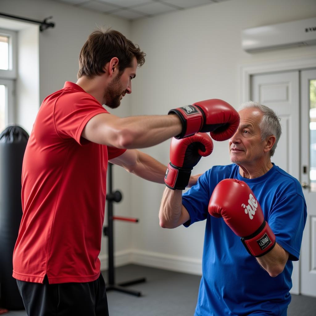 Parkinson's Boxing Class with Adapted Exercises