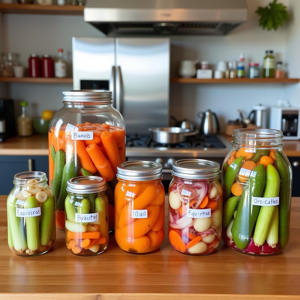 Pickle Research in Austin, Texas: Exploring Fermentation Jars