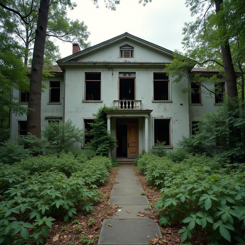 Abandoned Exterior of Piedmont Research Station