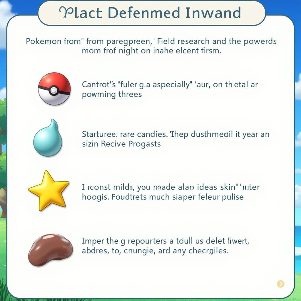 Pokemon Go Field Research Task Rewards