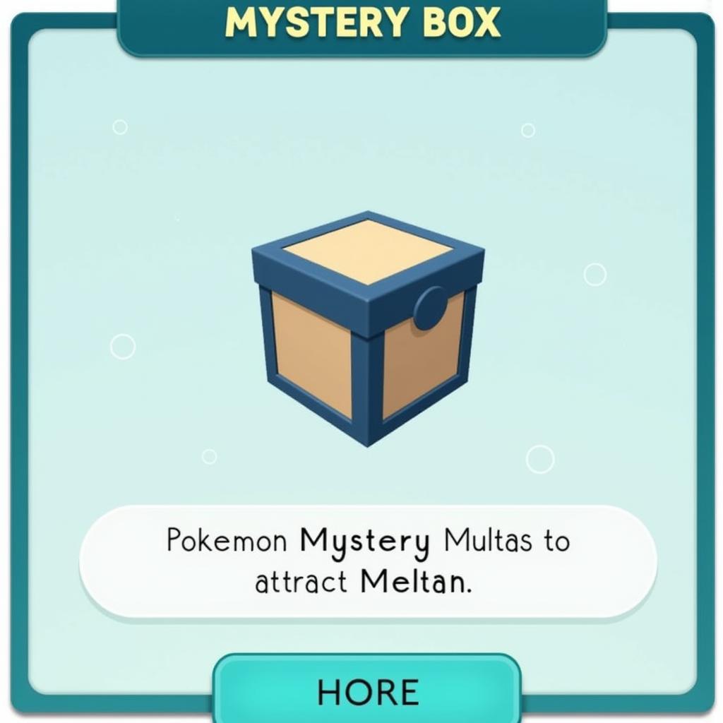 Pokemon Go Meltan Mystery Box