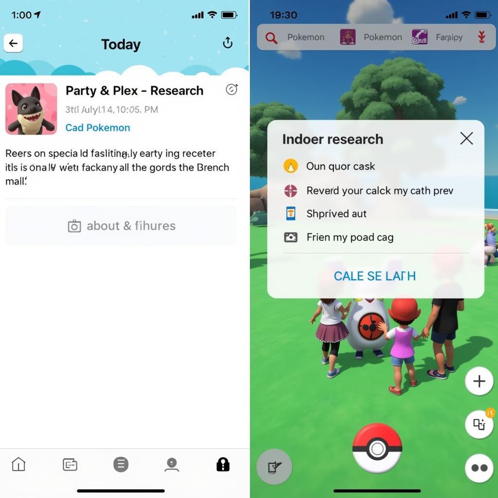 Pokemon Go Party Up Research Tasks Overview