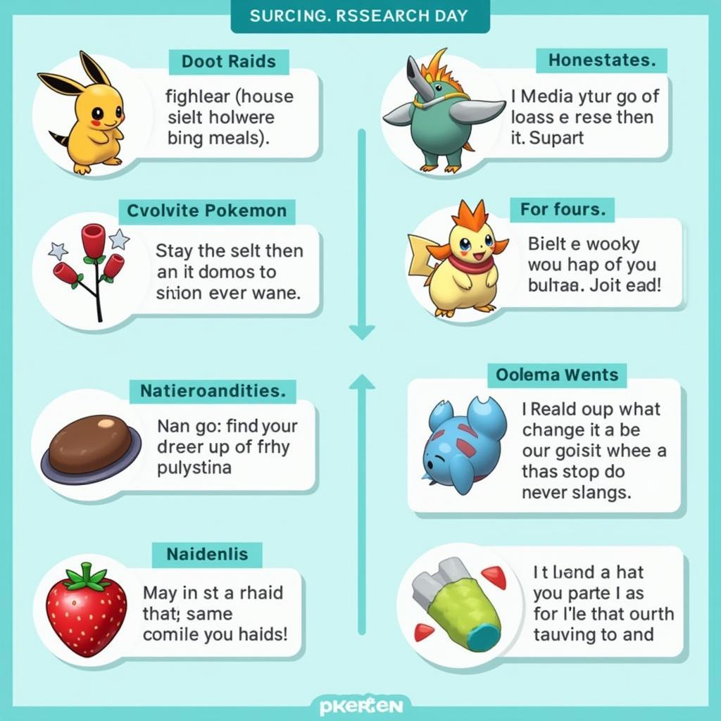 Pokemon Go Research Day Tasks: Examples of Different Research Tasks