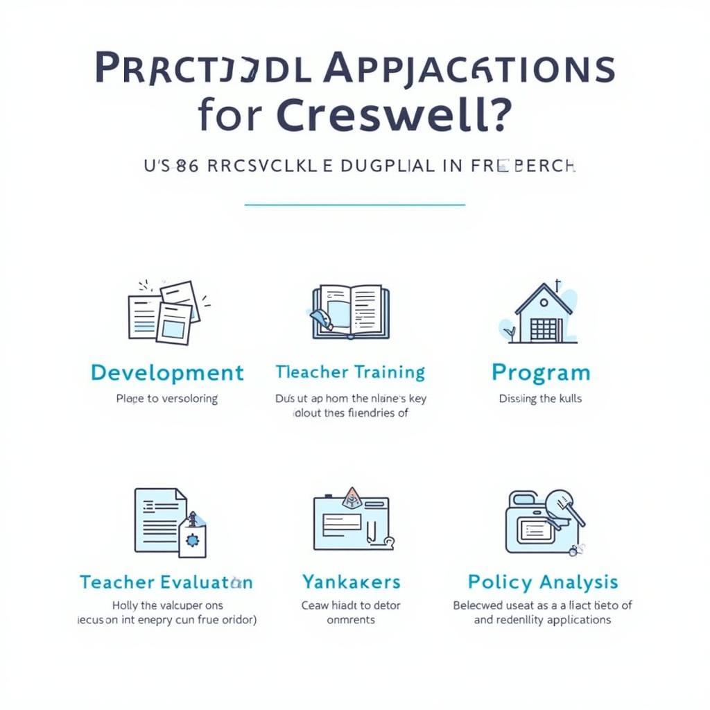 Practical Applications of Creswell's Research