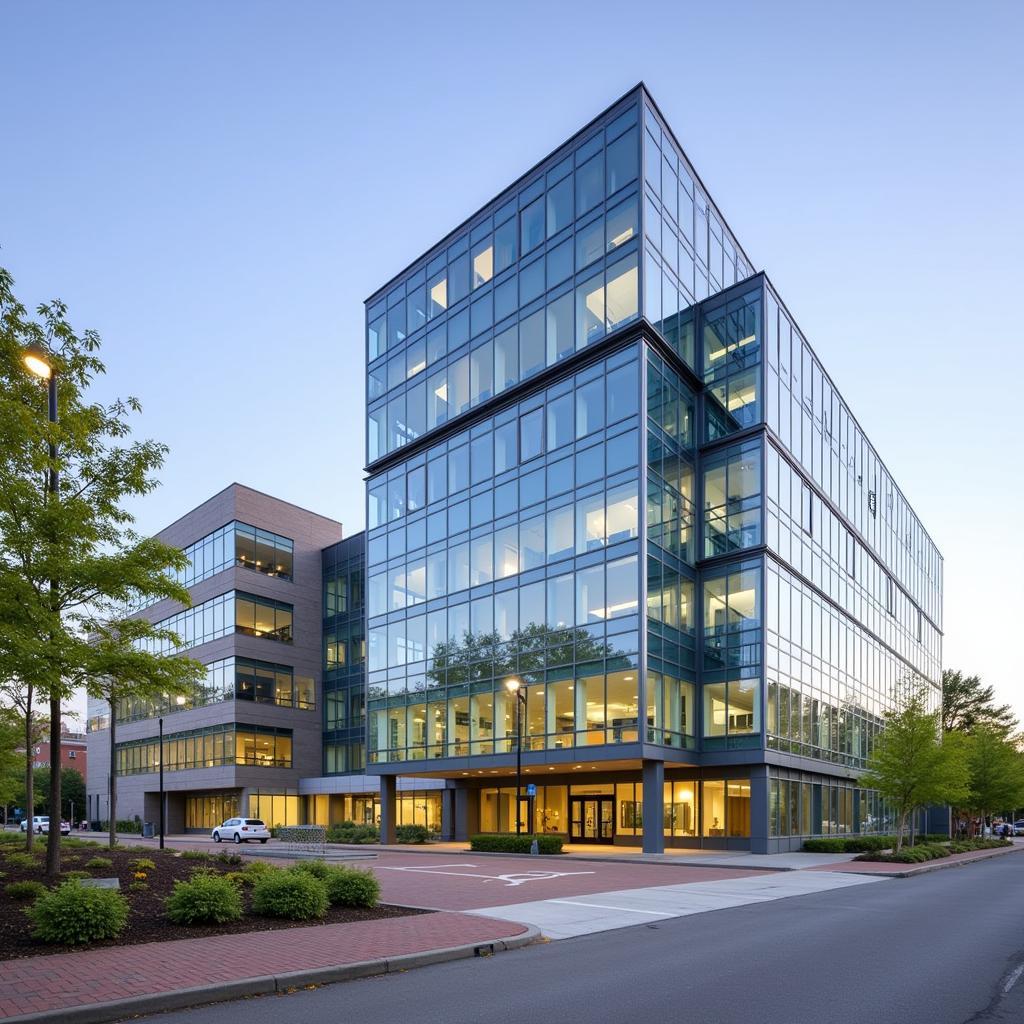 Preston Cancer Research Building Exterior