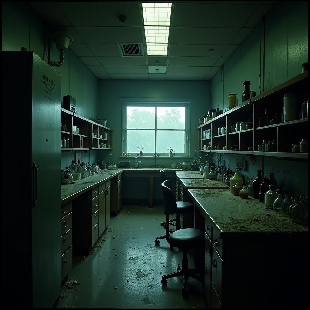 Interior view of a lab within the Proctor Maple Research Center