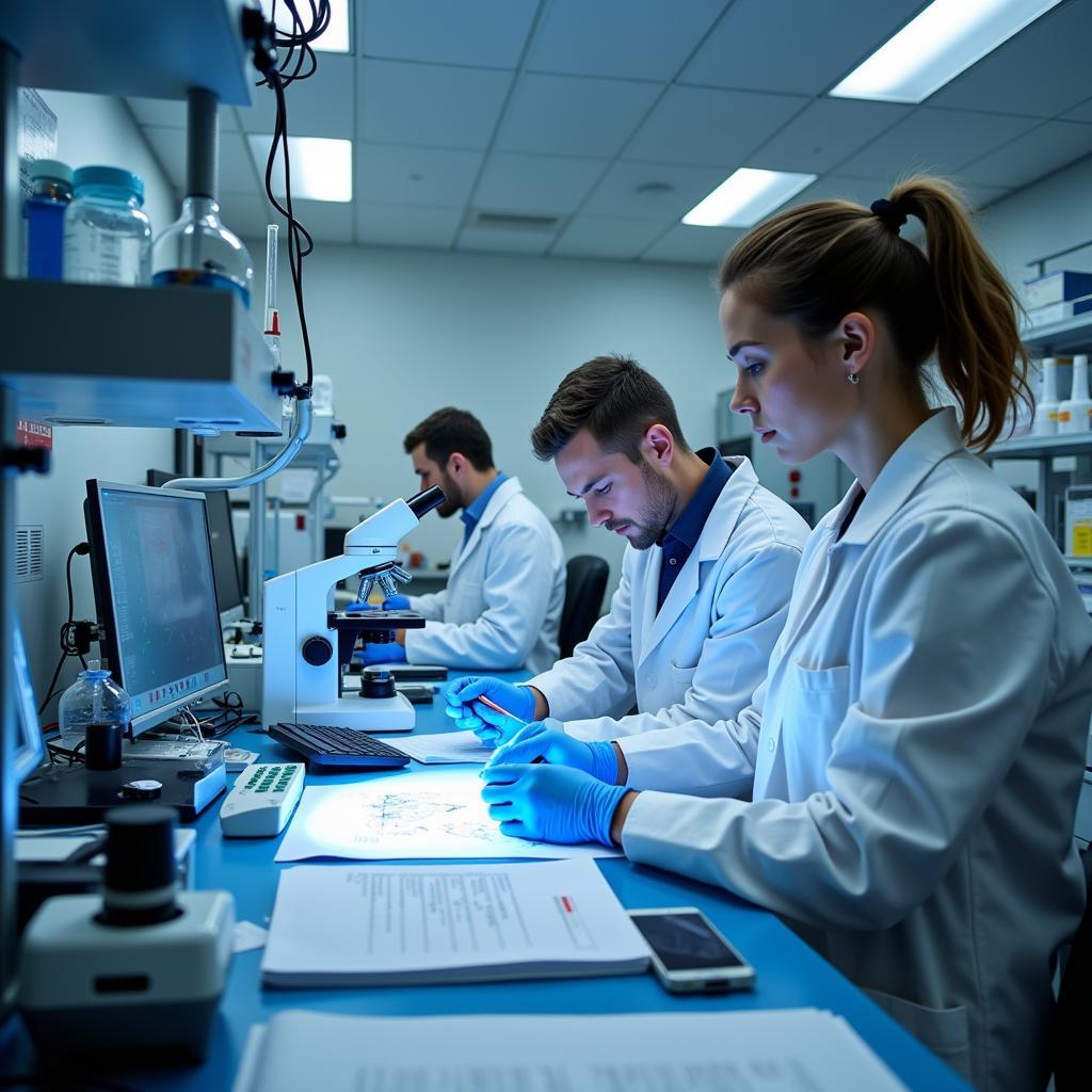 Scientists Conducting Progressive Medical Research