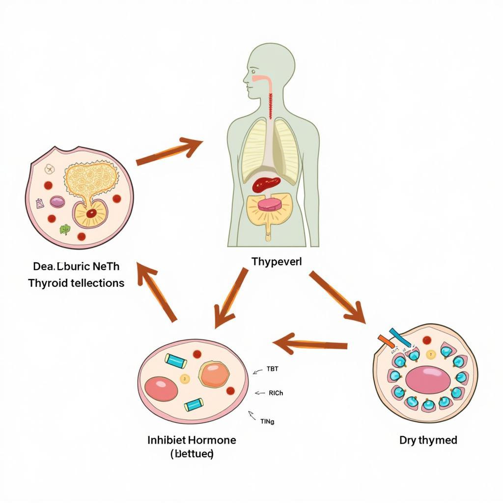 PTU Mechanism of Action Illustration