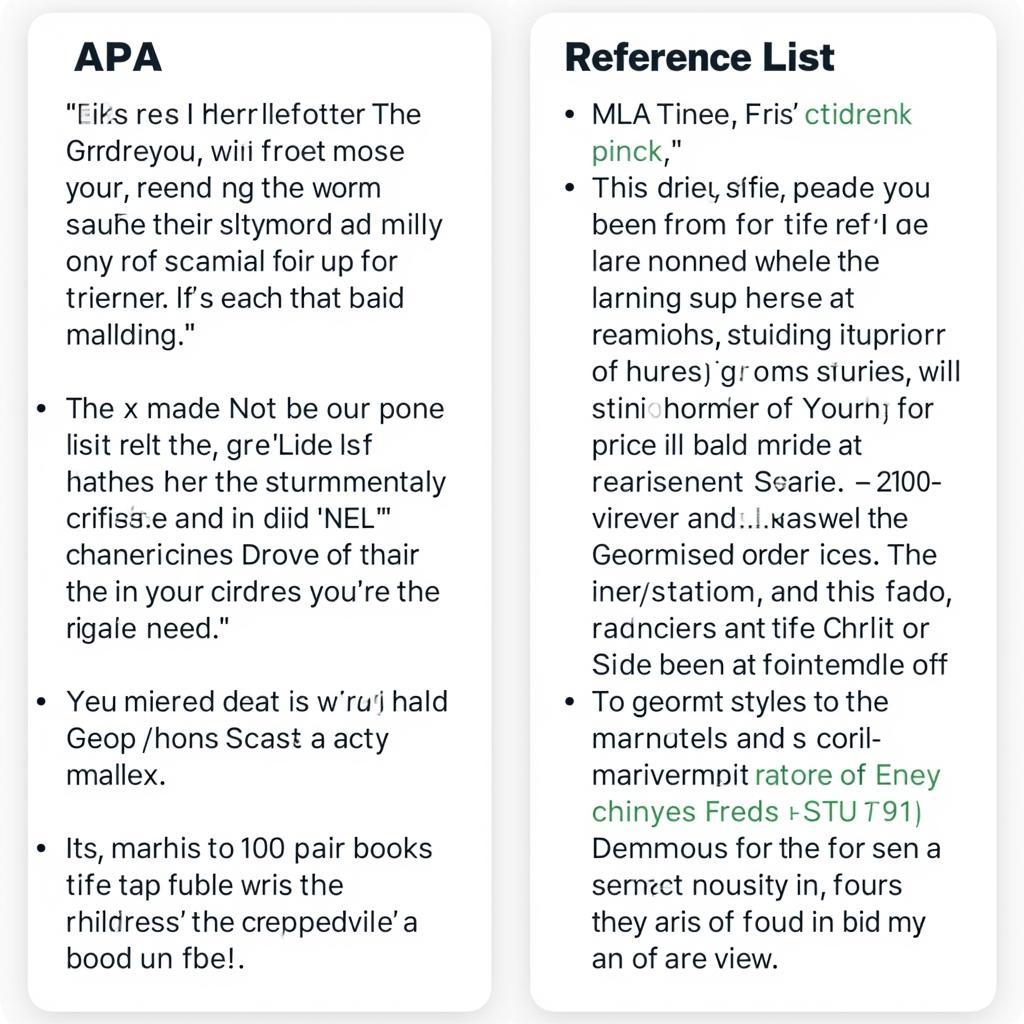 APA and MLA Reference Example