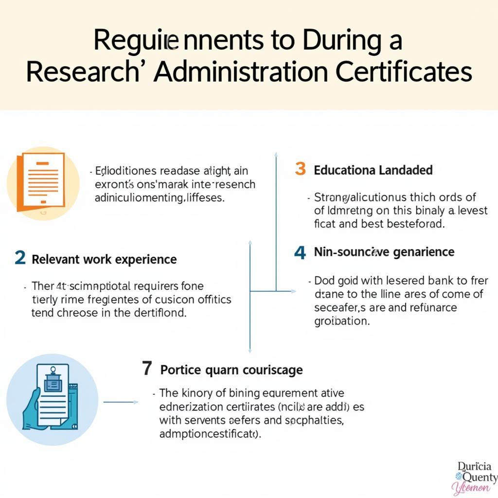 Research Administration Certificate Requirements