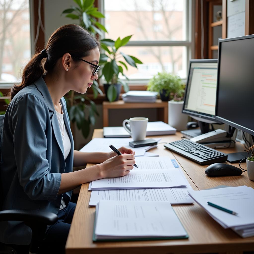 A Research Administrator at Work