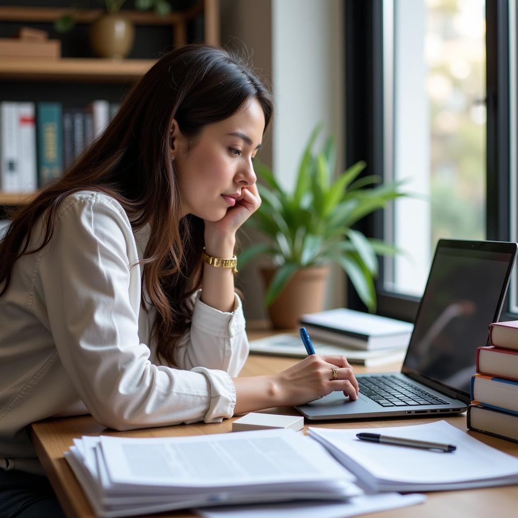 Research Assistant Conducting a Literature Review