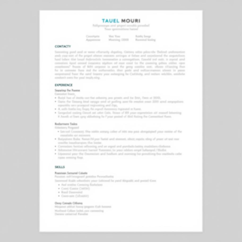 Research Assistant Resume Template