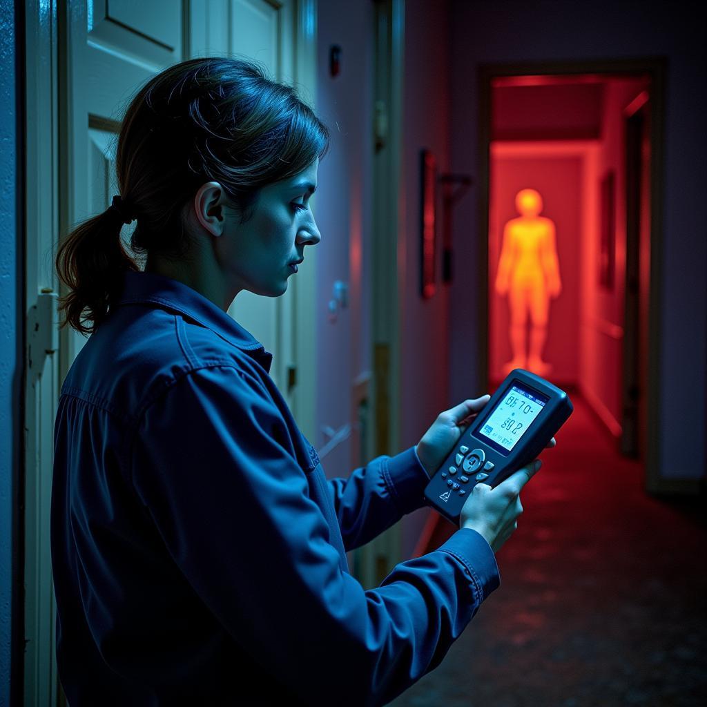 Research Broker Conducting Paranormal Investigation