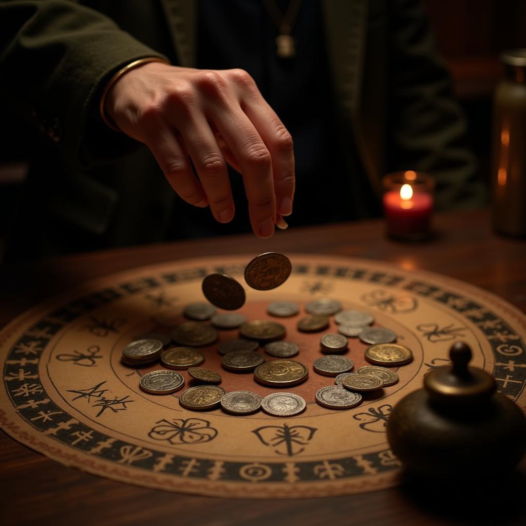 Research Coin in Ancient Divination