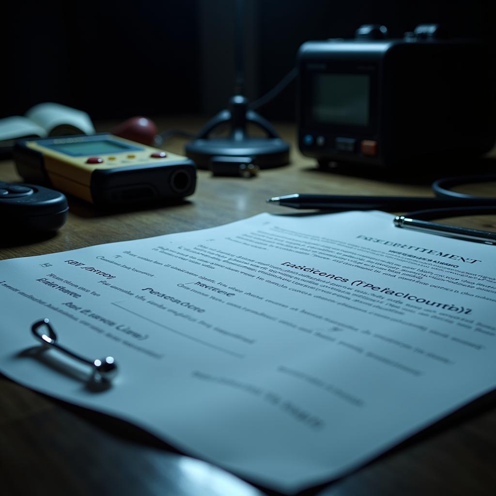 Research Consent Form Example for Paranormal Investigation