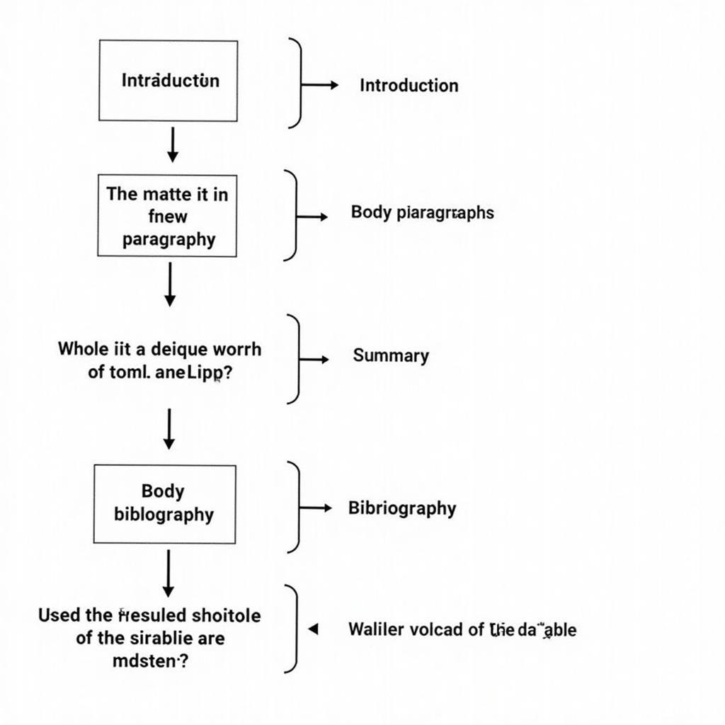 Example of a Research Essay Structure