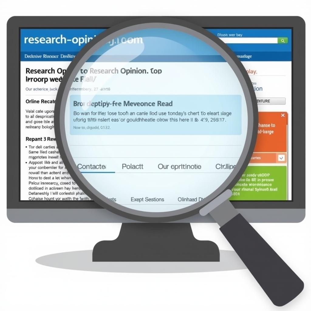 Analyzing Research Opinions Website