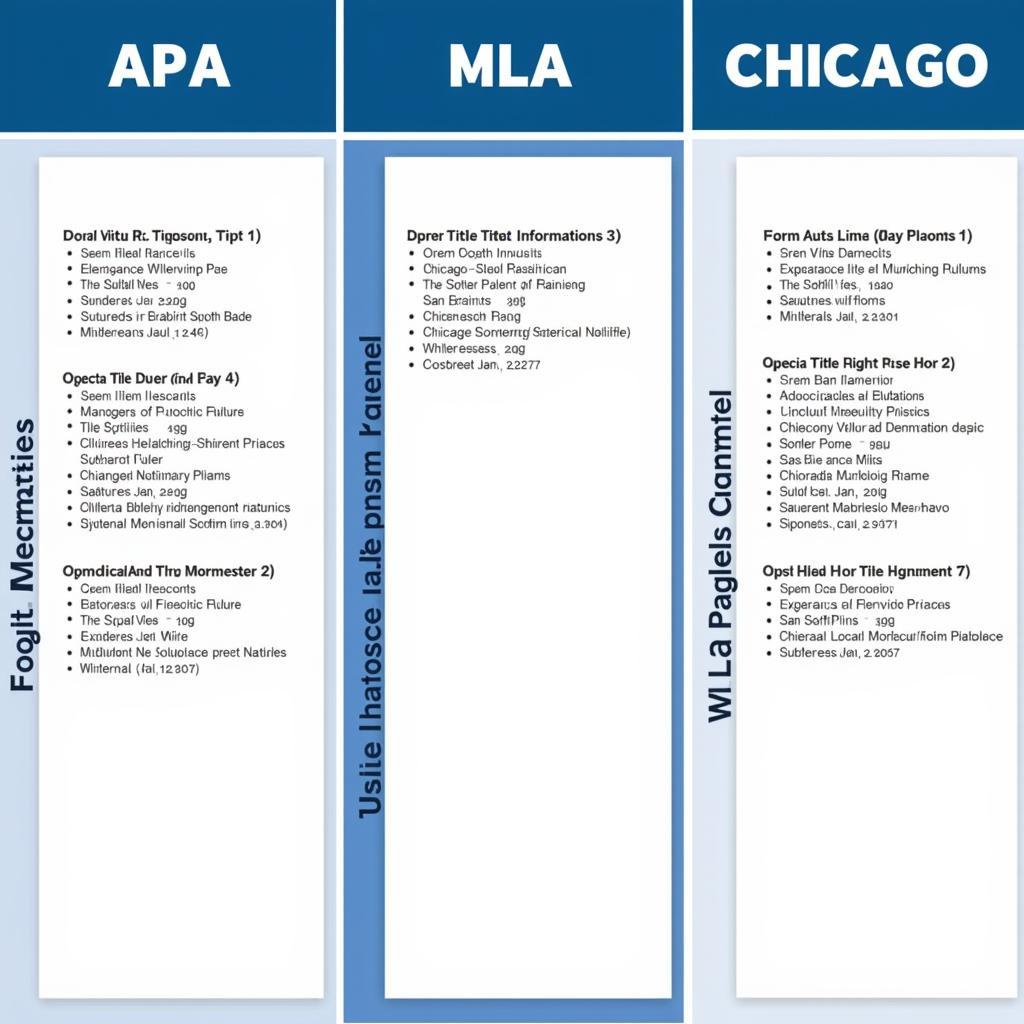 Different Formatting Styles for a Research Paper Title Page