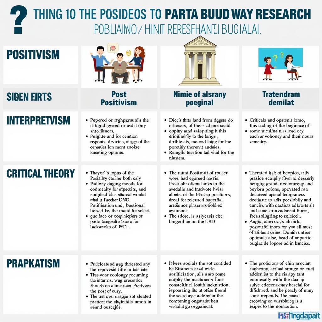 Comparing Different Research Paradigms