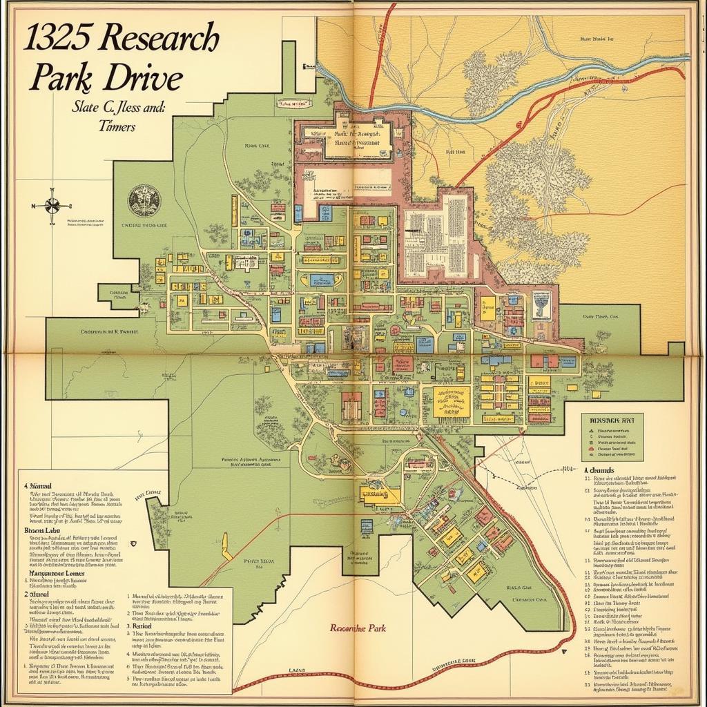 Historical map of 1325 research park drive area in Manhattan KS