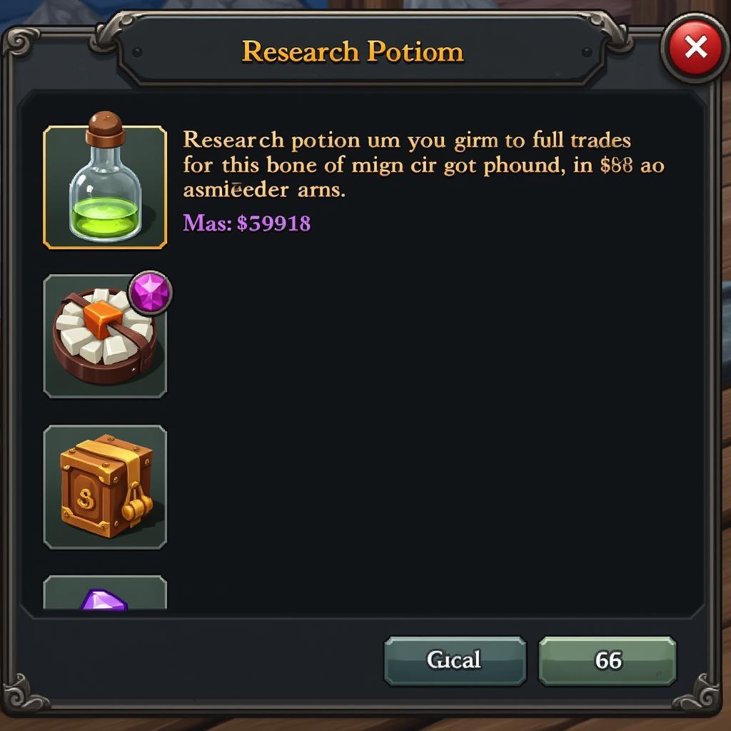 Trader Offering Research Potion in Clash of Clans