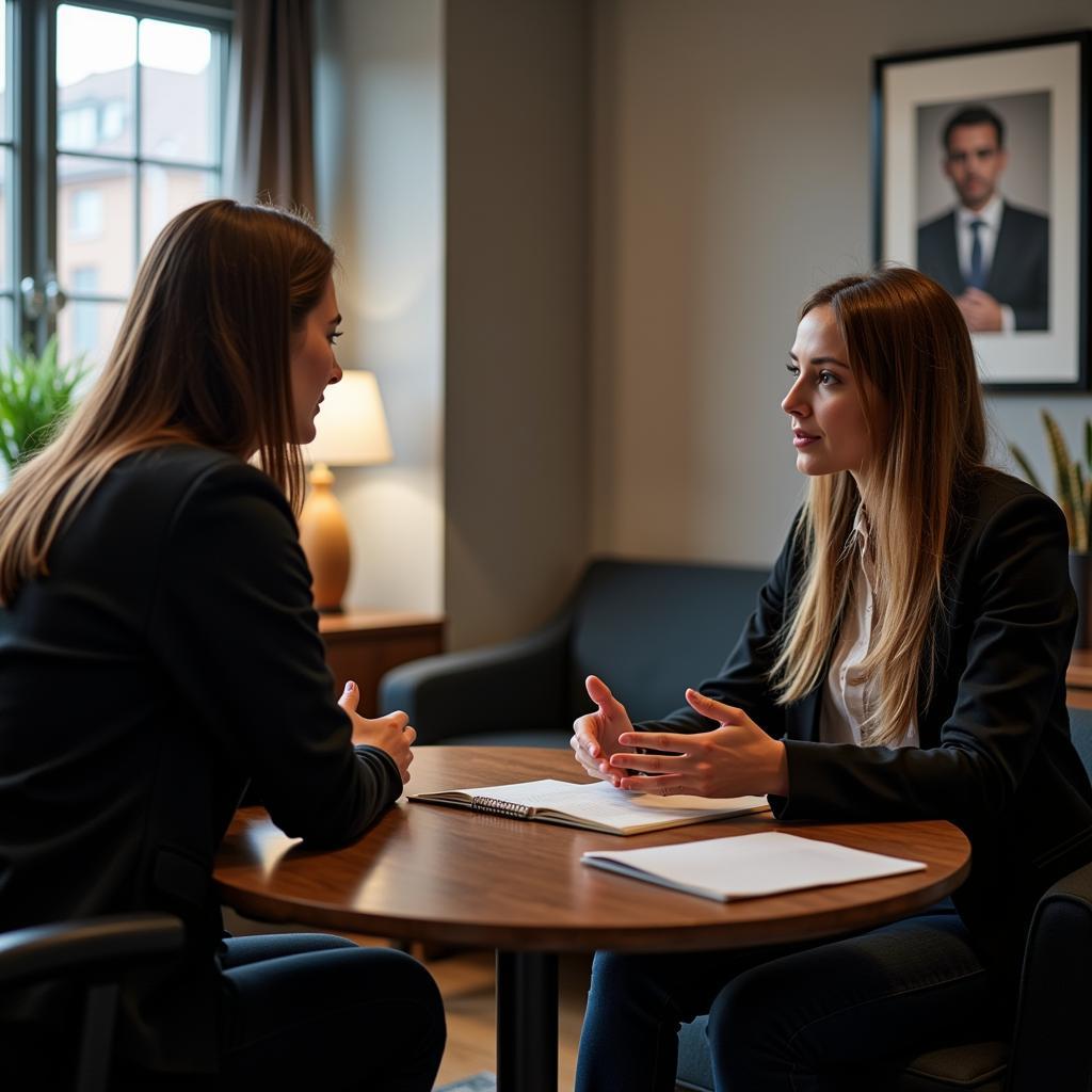 Research Producer Conducting an Interview